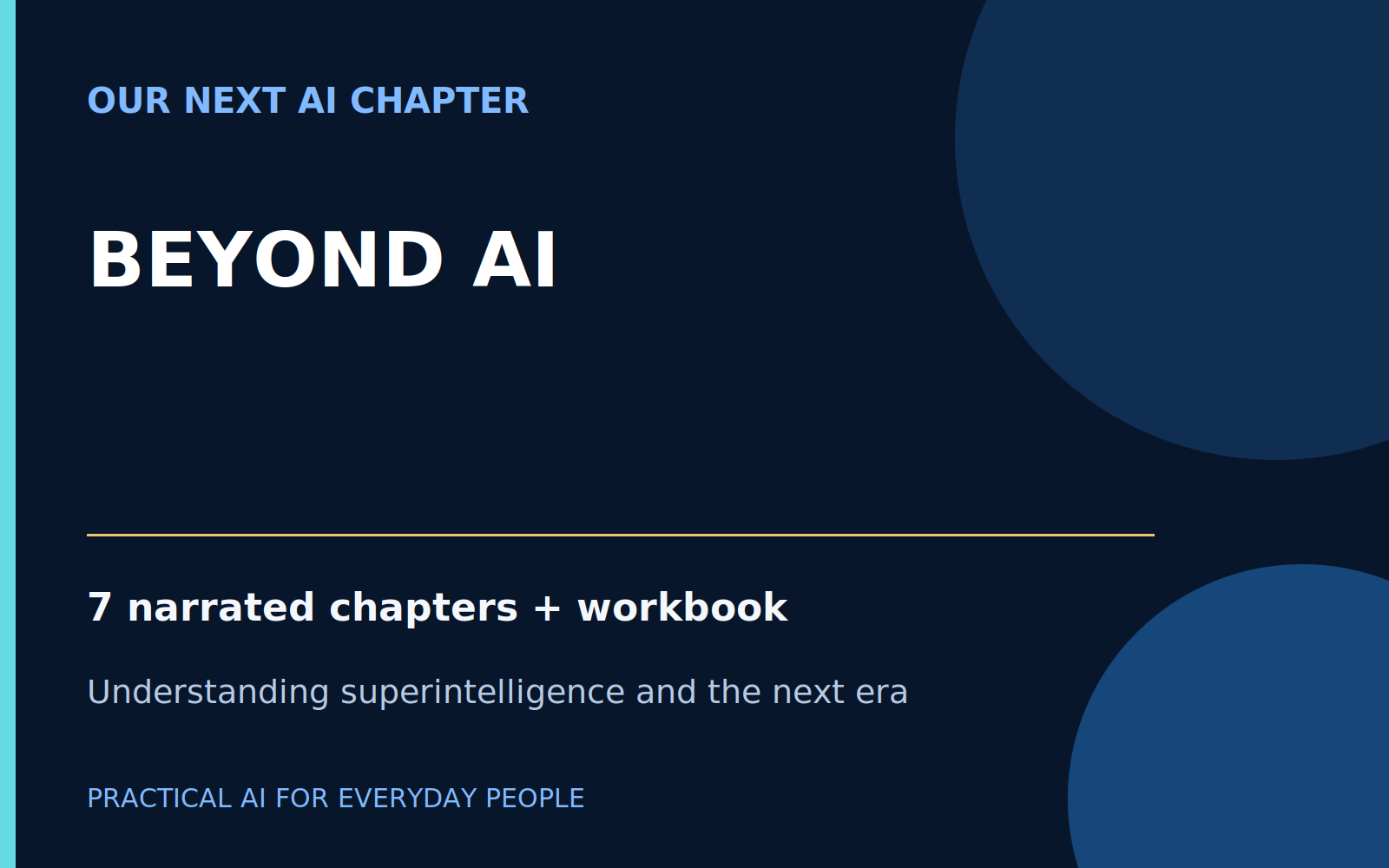 Beyond AI Superintelligence Masterclass